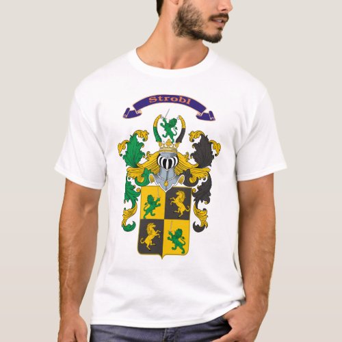 Strobl Family Hungarian Coat of Arms T_shirt