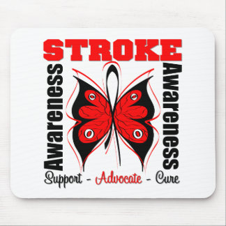 Stroke Awareness Butterfly Mouse Pad