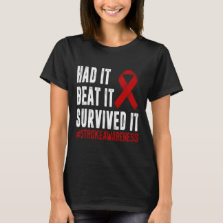 Stroke Awareness Funny Stroke Survivor  T-Shirt