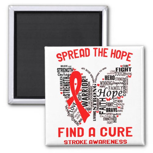 Stroke Awareness Month Ribbon Gifts Magnet
