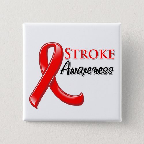 Stroke Awareness Ribbon Pinback Button