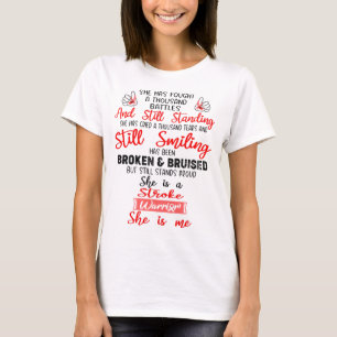 Stroke Awareness Ribbon Support Gifts T-Shirt