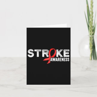 Stroke Awareness Survivor Medical Strong Warrior  Card