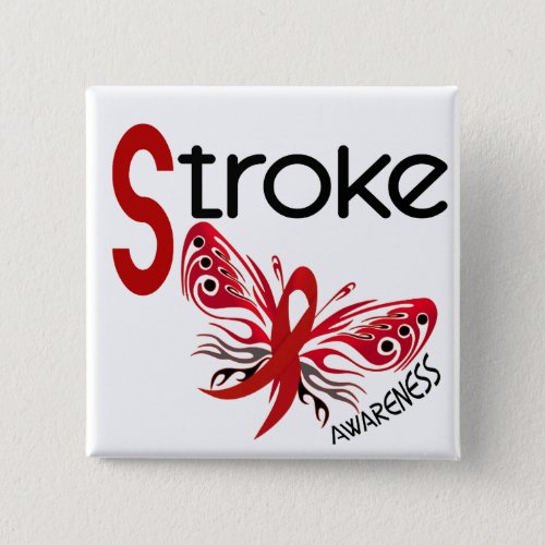 Stroke BUTTERFLY 31 Pinback Button