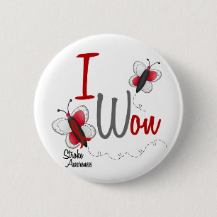 Stroke I Won BUTTERFLY SERIES 2 Button