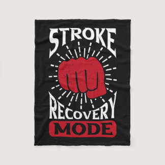 Stroke Recovery Mode  Fleece Blanket