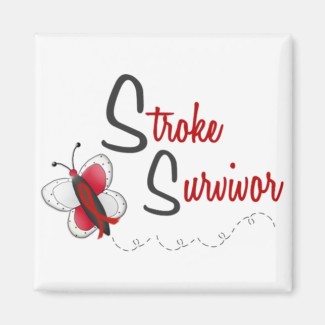 Stroke Survivor BUTTERFLY SERIES 2 Magnet (Front)