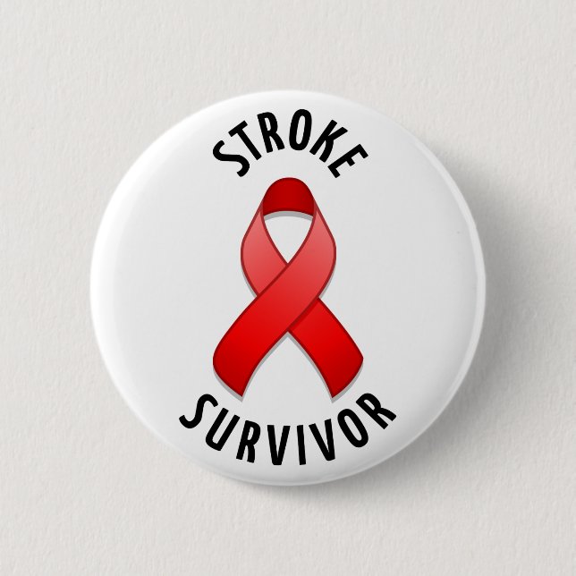 Stroke Survivor Button (Front)