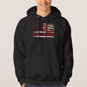 Stroke Survivor For Women Men Stroke Awareness Hoodie