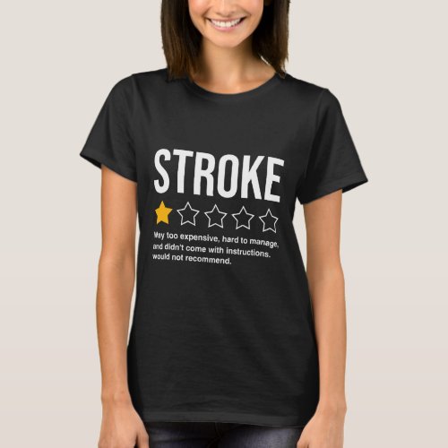 Stroke Survivor Heart Disease Warrior Fighter Card T_Shirt