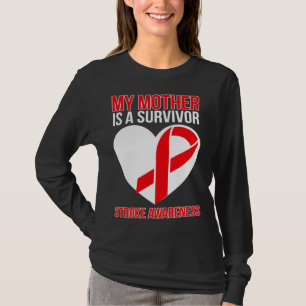Stroke Survivor Mom Stroke Awareness Month T-Shirt