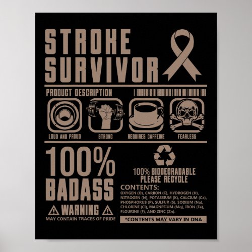 Stroke Survivor Product Description Contents Strok Poster