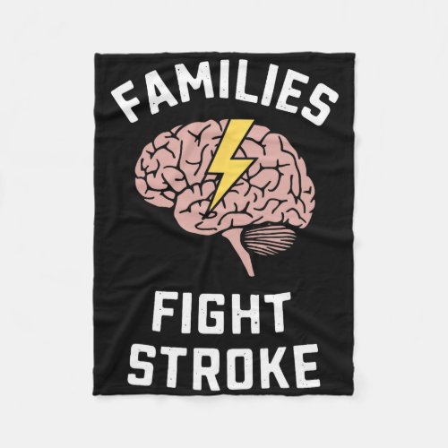 Stroke Survivor Stroke Awareness Rehab Stroke Reco Fleece Blanket