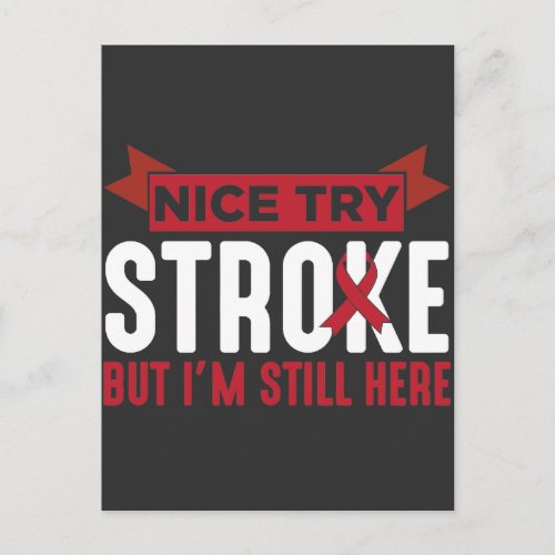 Stroke Survivor Supporter Stroke Awareness Postcard