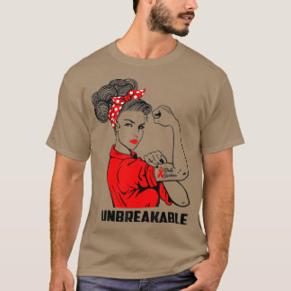 Stroke Survivor Unbreakable  Stroke Awareness T-Shirt