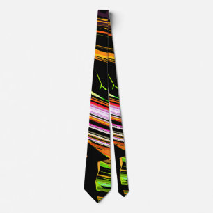 Strokes of lines neck tie