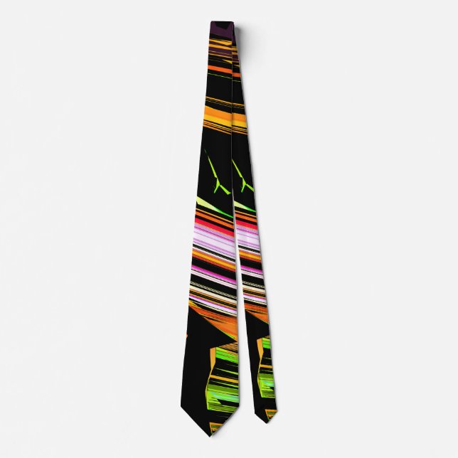 Strokes of lines neck tie (Front)