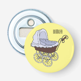 Stroller cartoon illustration  bottle opener