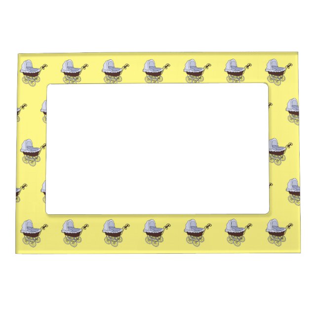 Stroller cartoon illustration  magnetic frame (Front)