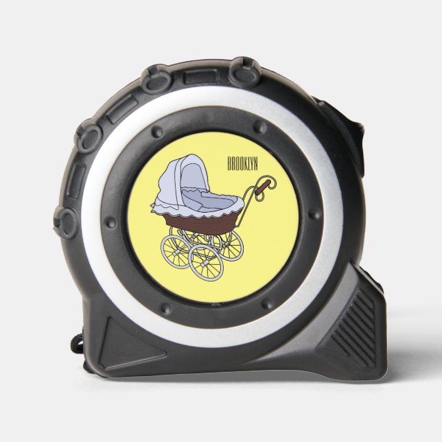 Stroller cartoon illustration  tape measure (Front)