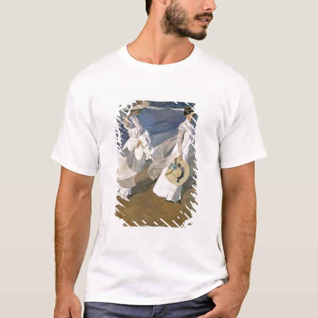 Strolling along the Seashore, 1909 T-Shirt (Front)