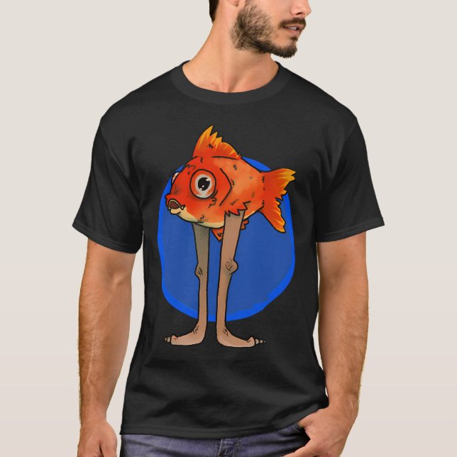 Strolling Goldfish T-Shirt (Front)