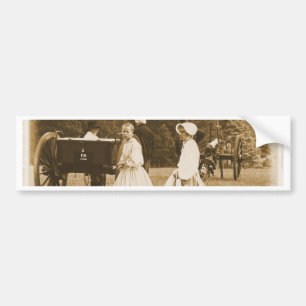 Strolling on the Battlefield Bumper Sticker