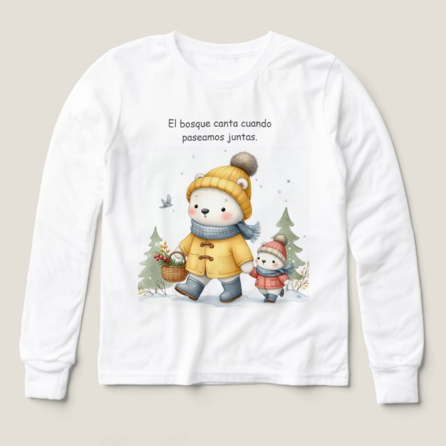 Strolling Through The Woods Tri-Blend Shirts (Design Front)