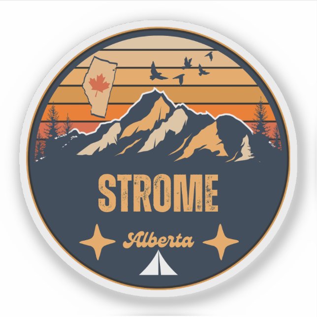 Strome, Alberta Sticker (Front)