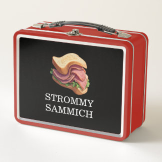 STROMMY SAMMICH METAL LUNCH BOX