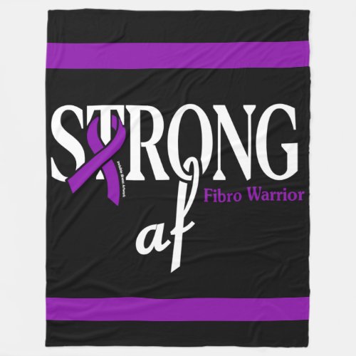 STRONG afFibro Fleece Blanket