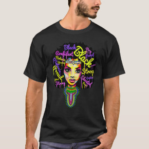 Strong African Queen for Women Proud Black History T-Shirt