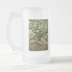 Strong And Bold Frosted Glass Beer Mug