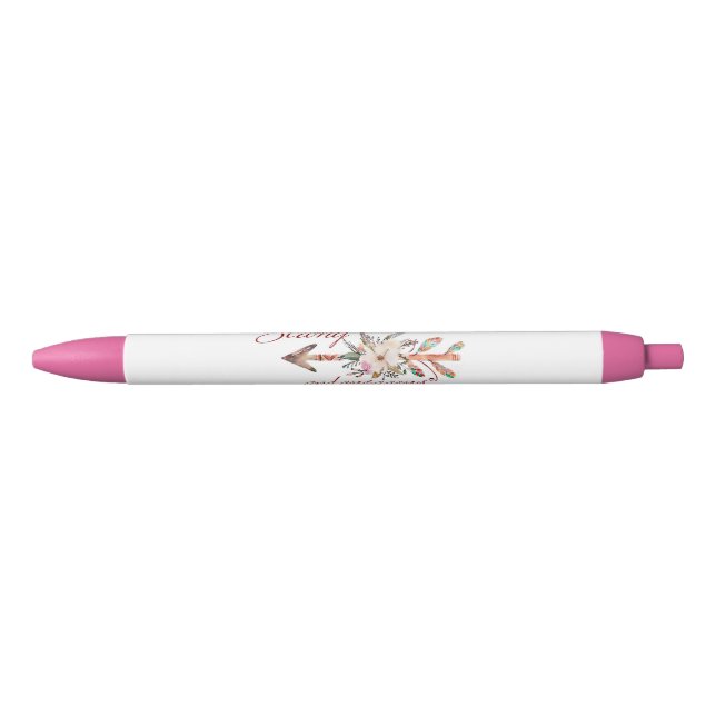 Strong and courageous pen (Front)