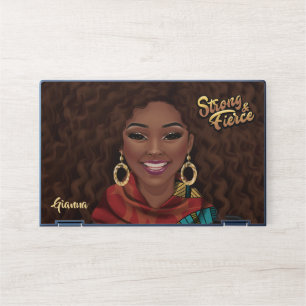 Strong and Fierce Personalized HP Laptop Skin
