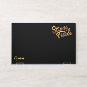 Strong and Fierce Personalized HP Laptop Skin