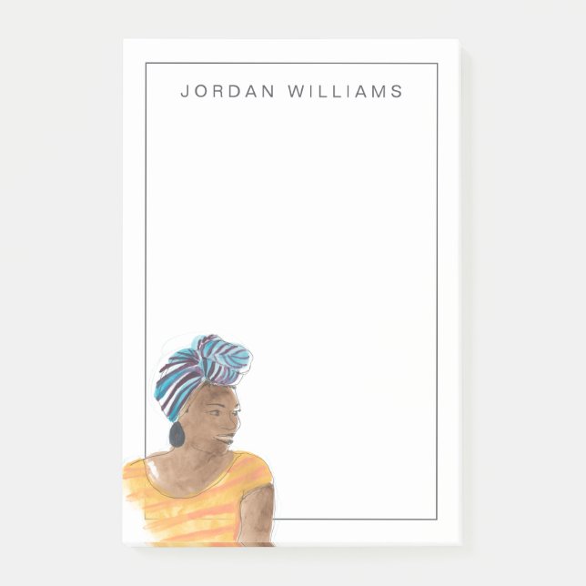 Strong & Beautiful Post-it Notes (Front)