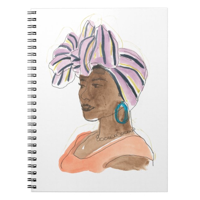 Strong & Beautiful Woman Notebook (Front)