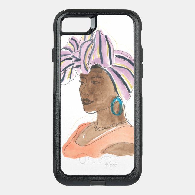 Strong & Beautiful Woman Otterbox iPhone Case (Back)