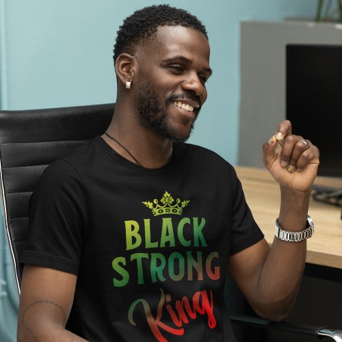 Strong Black King T_Shirt