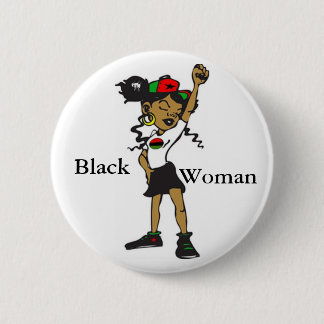 Strong Black Woman Button