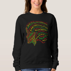 Strong Black Woman Queen Ladies Black History Mont Sweatshirt
