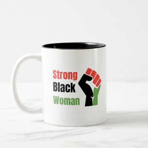 Strong Black Woman Two_Tone Coffee Mug