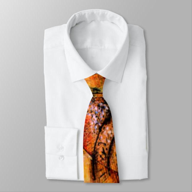 Strong, bold painting by Wassily Kandinsky Neck Tie (Tied)