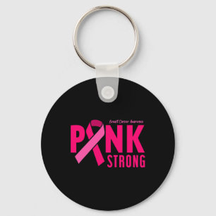 Strong Breast Cancer Awareness Keychain