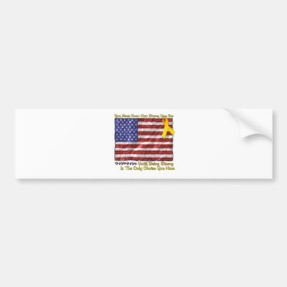 Strong bumper sticker