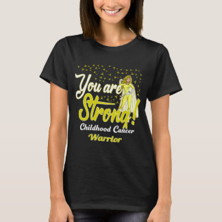 strong childhood cancer warrior T-Shirt