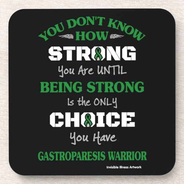 Strong/Choice 2 Beverage Coaster (Front)