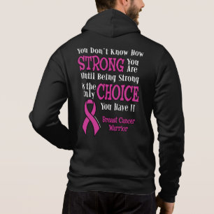 Strong/Choice...Breast Cancer Hoodie