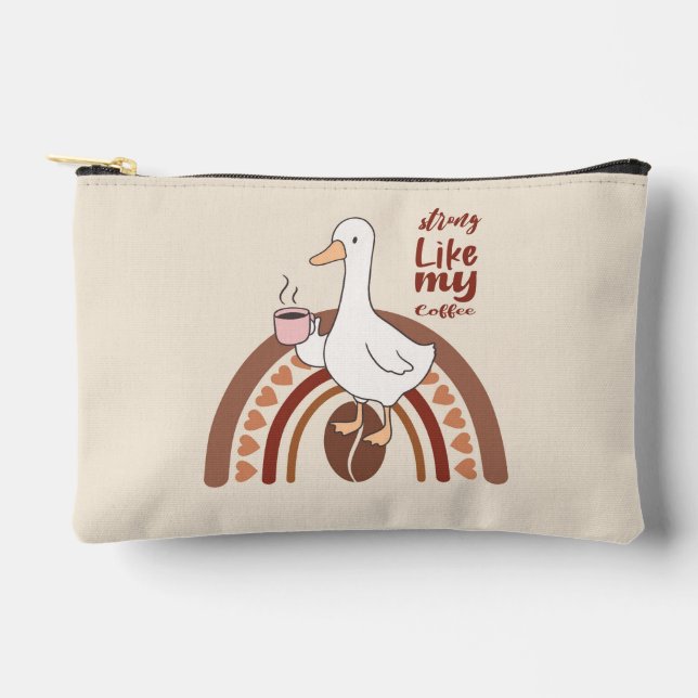 Strong Coffee Accessory Pouch (Front)